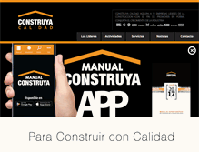 Tablet Screenshot of grupoconstruya.com